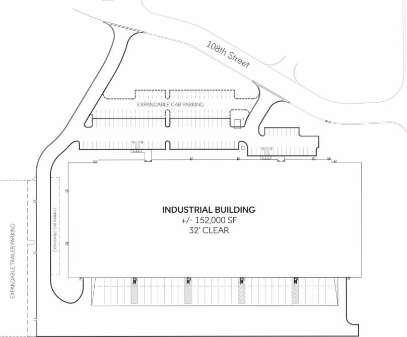 Site plan — 108th & Greenbay Rd