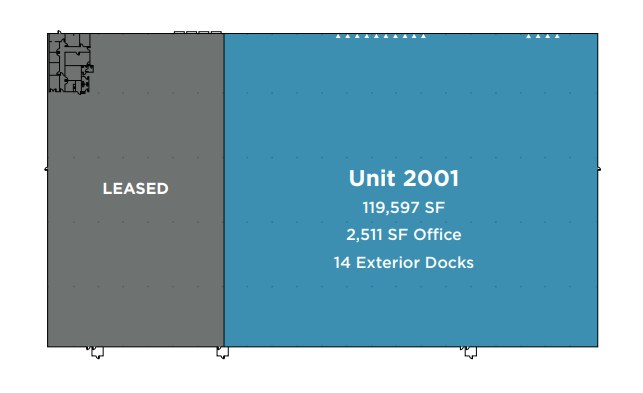 Site plan — 2001-2005 N Delany Road