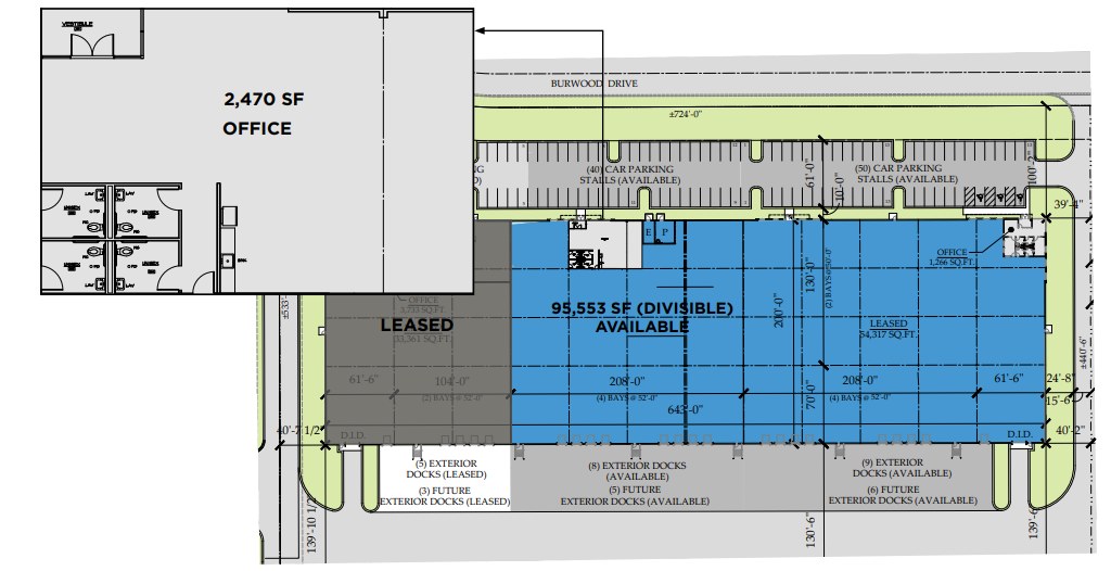 Site plan — 3979 Bur Wood Drive
