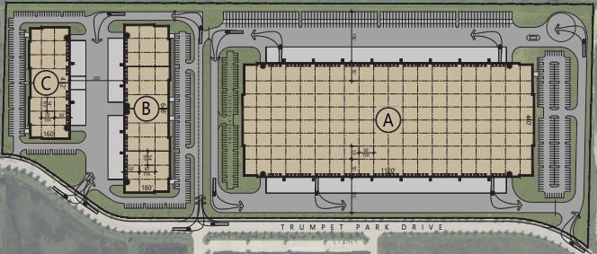 Site plan — 452 Trumpet Drive