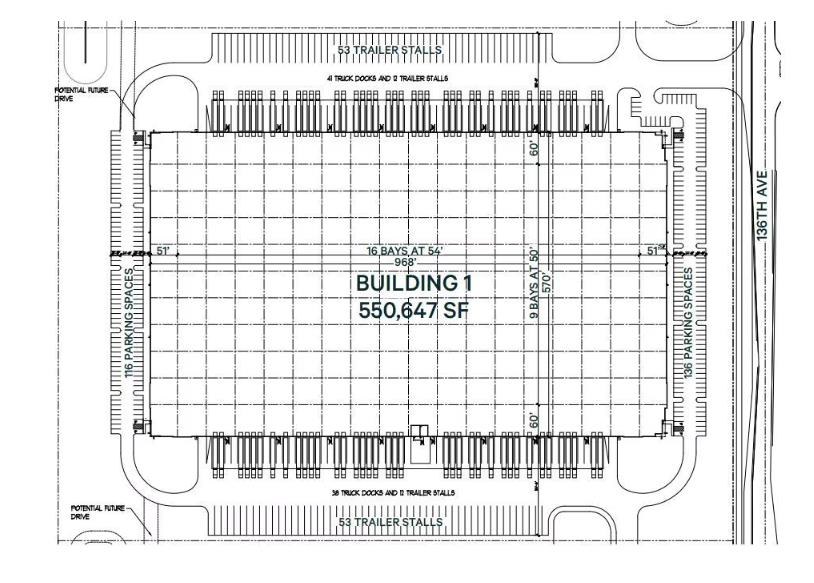 Site plan — 9414 136th Avenue